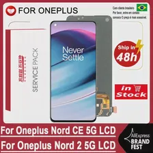 6,43 "Оригинальный AMOLED Для OnePlus Nord 2 5G Nord2 ЖК-дисплей + Сенсорная панель Планшета Для OnePlus Nord CE 5G EB2101