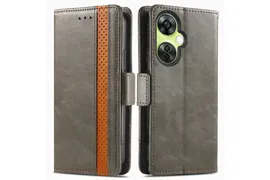Классический чехол-книжка MyPads для OnePlus Nord CE 3 Lite 5G / OnePlus Nord N30 серый