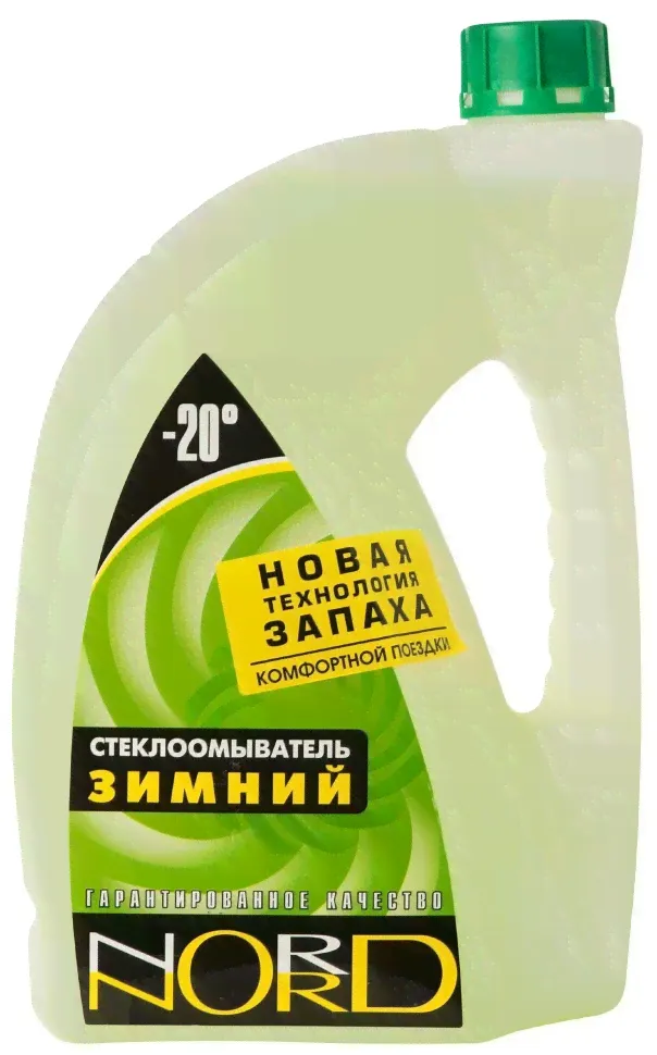 Жидкость для стеклоомывателя (Незамерзайка) NORD, -20°C, 4 л-0