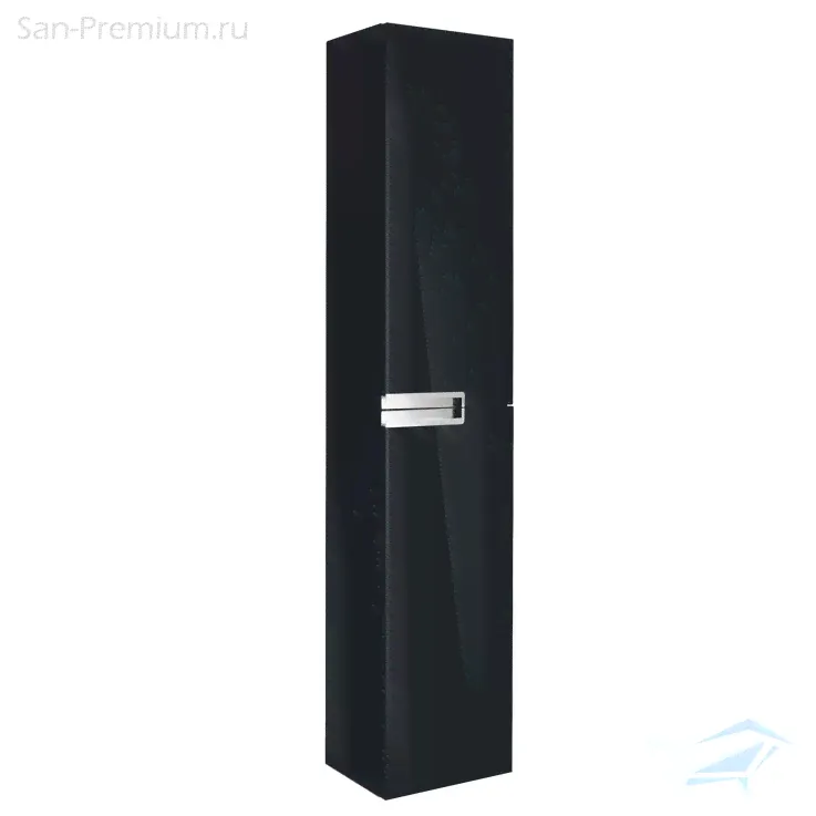 Шкаф-колонна Roca Victoria Nord Black Edition подвесная, 1500x300, чёрный глянец ZRU9000095-0