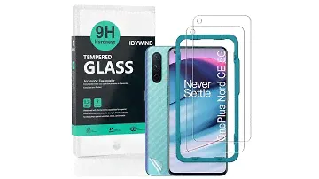 Oneplus Nord CE 5G Tempered glass ibywind Protector With Easy Install Kit And Camera Lens Protector