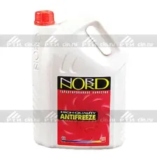 Антифриз NORD -40С (красный) готовый 10л
