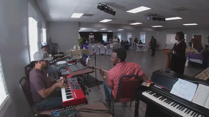 Nord Electro 6D In Action with Pastor Greg Mitchell, and my bros Raheem and Tre!!!!!!!!!