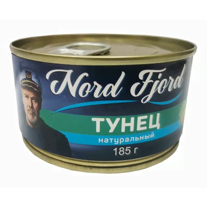 Филе тунца Nord Fjord в собственном соку 185 г-0
