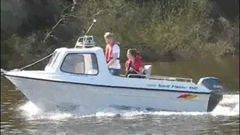 Nord Fisher 150 on the River Bann