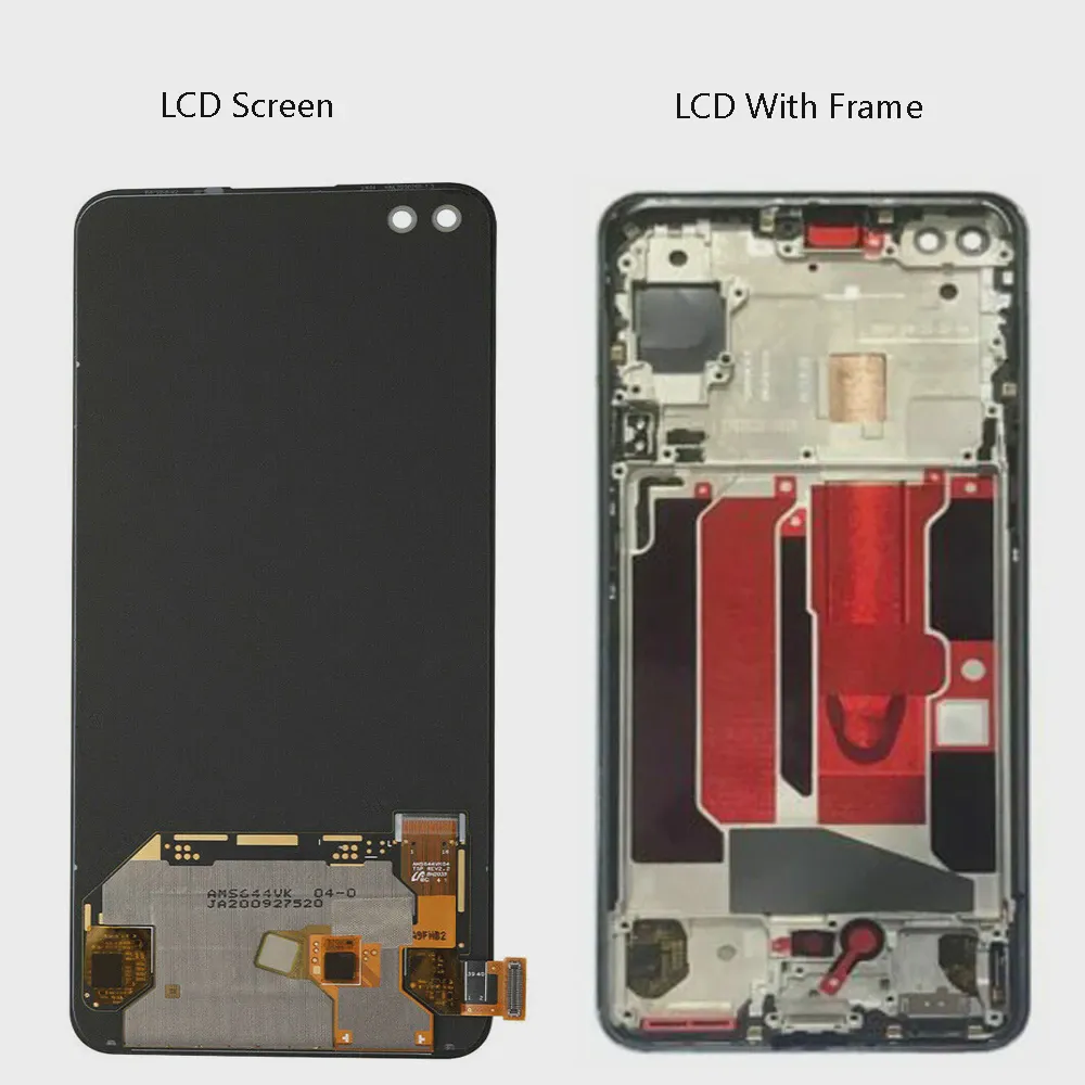 🛍 С рамкой 6,44 "для Oneplus Nord AC2001 AC2003, ЖК-дисплей, сенсорная панель, дигитайзер, Amoled оригинал